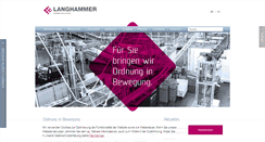 Desktop Screenshot of langhammer.de